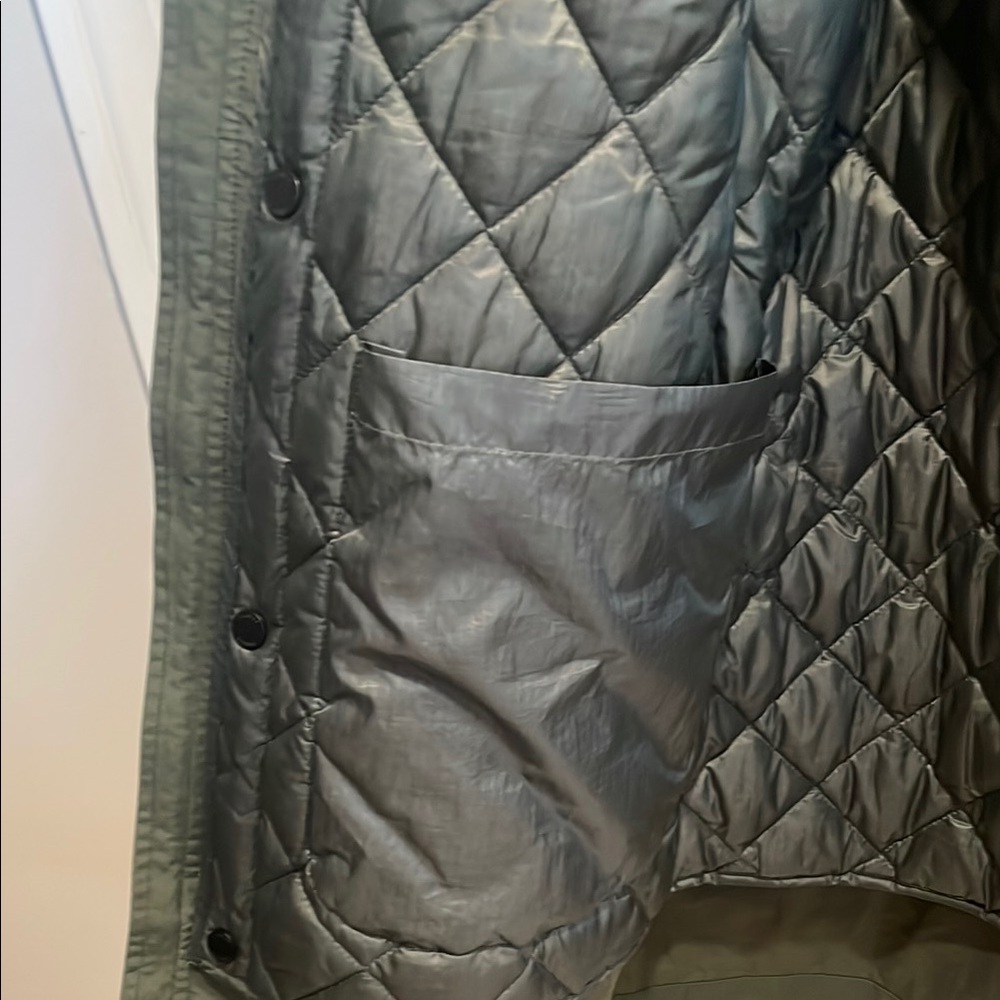 Samsoe Samsoe - Men's Green Hooded Jacket - Picture 7 of 12